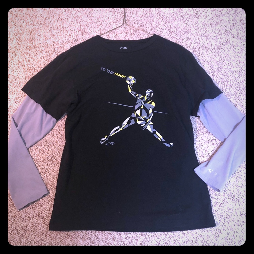 Basketball Long Sleeve Boy’s Shirt Size XL 14 - 16